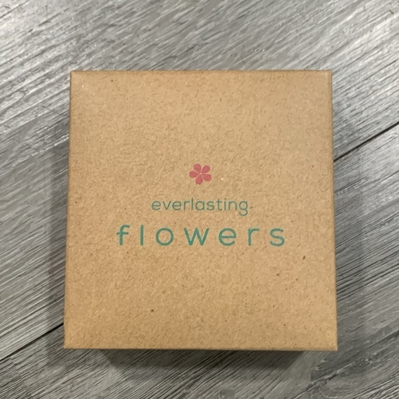 GIANI BERNINI Everlasting Flowers Sterling Silver NIB Dried Flower Earrings - Picture 4 of 8